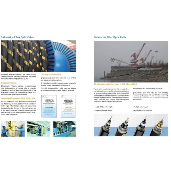 Subsea Composite Power Cable Lead Sheath Submarine Power Cable