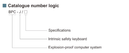 BPC-J Series Intrinsic Safety Keyboard With High-Strength Aluminum Alloy Enclosure