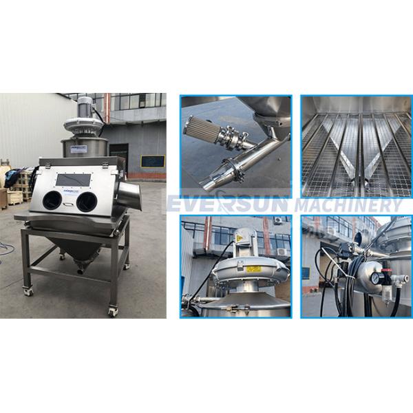 JB Bulk Material Small Bag Unloading Station Dust Free With Sieve