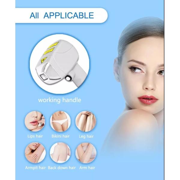 Portable Big spot size 3 wave length 755nm 808nm 1064nm diode laser for Hair Removal beauty device LF-646A