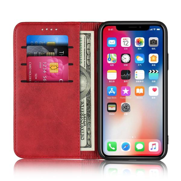 iPhone XS Wallet Case, Assorted Color Flip Cover[Kickstand Feature] For Apple iPhone 6,7,8,X,XS,XS MAX,XR