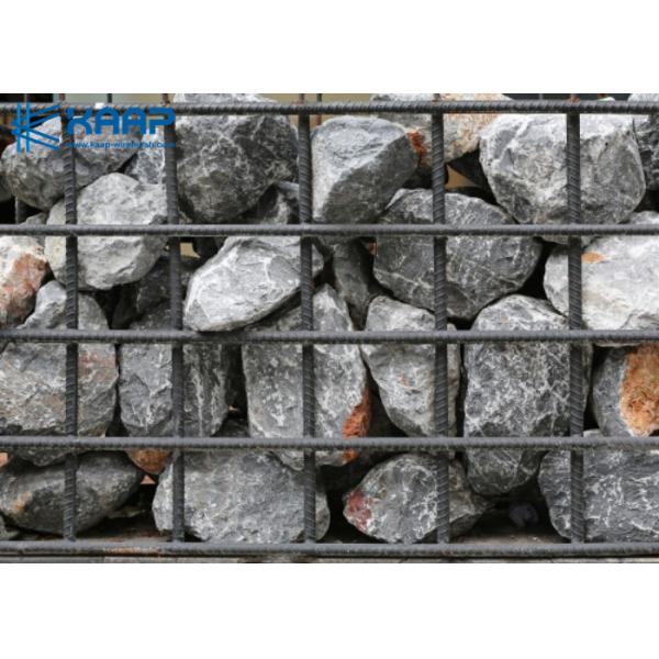Landscape Stone Gabion Retaining Wall 9mm 10x10cm Low Carbon Material