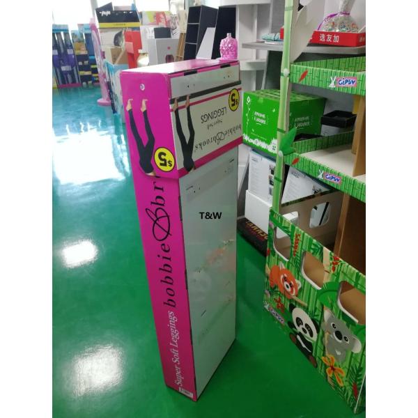 Cardboard Sidekick Power Wing Display Double - Wall Walmart EE Flute Easy Assembly