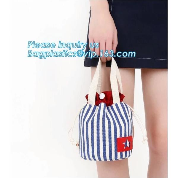wholesale prices for canvas bag with rope handles for accessaries collections, hanging bags,Rational Construction Gracef