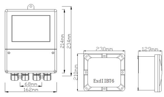 GPRS GPS 4-20mA ultrasonic water flow meter