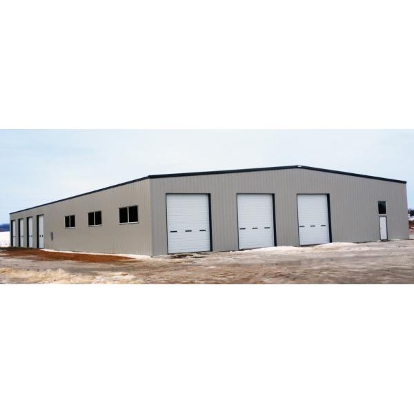 Hot Dip Galvanized / Painted Steel Structure Poultry House For Frame Part