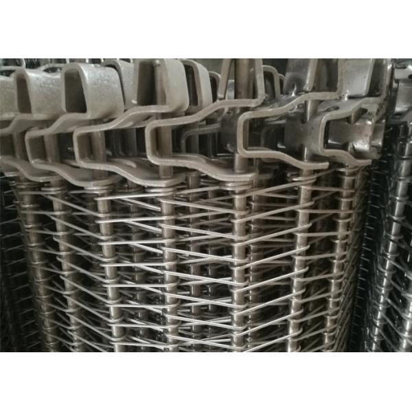 Food Freezing Stainless Steel Wire Mesh Conveyor Belt Good Conveying Function