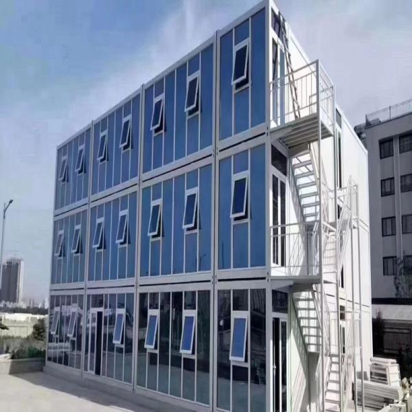 Steel Sandwich Panel Mobile Living Container House 20ft 40ft 2 Bedroom Custom Structure