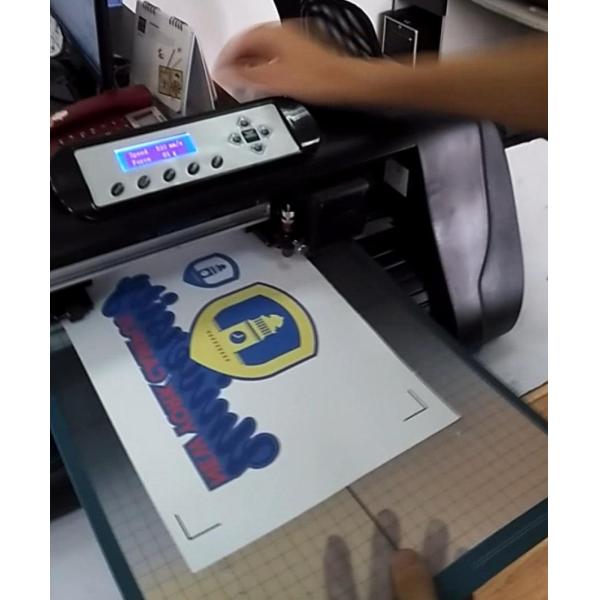 48" Contour Cutting Plotter Automatic Vinyl Plotter Printer With 3 Roland Blades