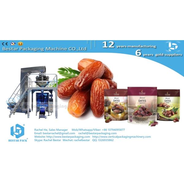 China Dry fruit Dates 1000g pouch packing machine BSTV-750AZ wholesale