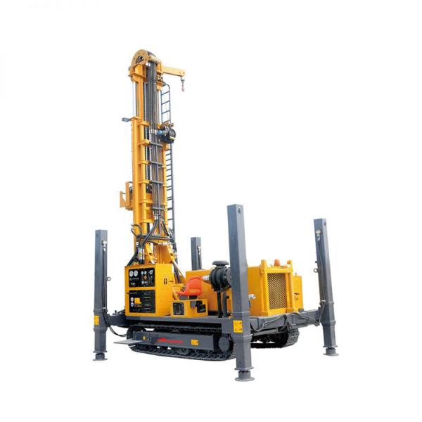 China Crawler Mounted Hydraulic Rotary Water Well Drilling Rigs wholesale