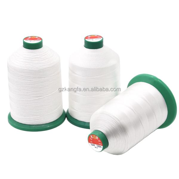 UV Protect 210d/3 White Polyester Heavy Duty Sewing Threads for POLYESTER / NYLON Lovers