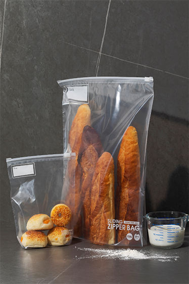 Custom Large Reusable Gallon Food Storage Zipper Ldpe Plastic Saddle Slider Zip lockk Freezer Bags