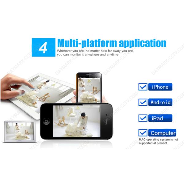 Android Iphone WIFI connect and monitor 720P p2p wireless mini camera