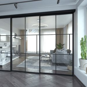 Customizable Modern Glass Partition Walls 5 - 12mm Thickness Environmentally