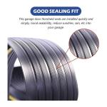 Garage Door Seal Strip 80*14mm Weatherproof Strip Rubber Diy Weather Stripping