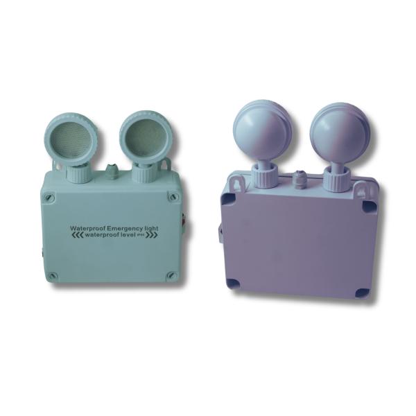 Lithium Battery 3.7v 2600mah Outdoor Emergency Exit Light Die Cast Aluminum And Tempered Glass