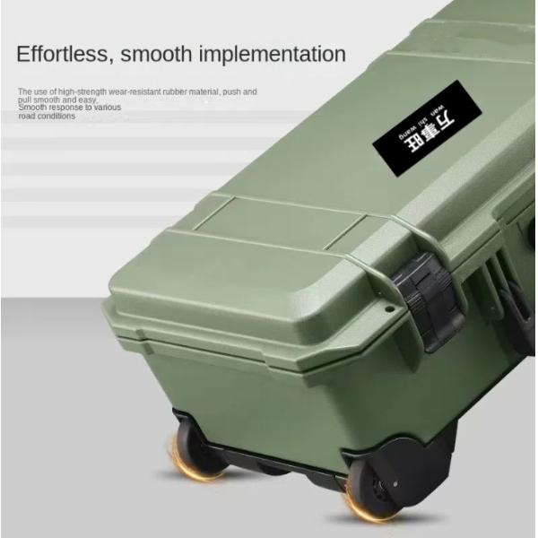 IP67 Waterproof Tool Box 567x325x230mm with Soundproof Wheels