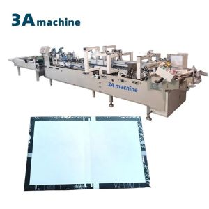 CQT800BS Automatic Book Cover Double Side Pasting Machine with Max Liner Speed