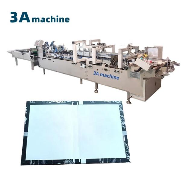 CQT800BS Automatic Book Cover Double Side Pasting Machine with Max Liner Speed