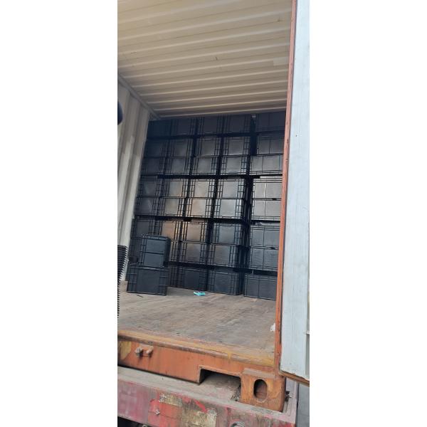 400x300mm Storage Container Stackable ESD Industrial Plastic Storage Bin Box Conductive Crate