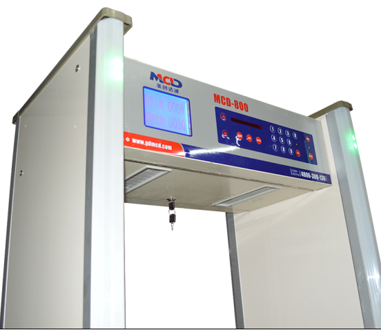 Portable 10 Zone Walk Through Metal Detector With Remote Control