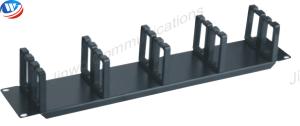 China 2U 2RU Horizontal Cable Manager 68mm Rings Rack Mounted wholesale