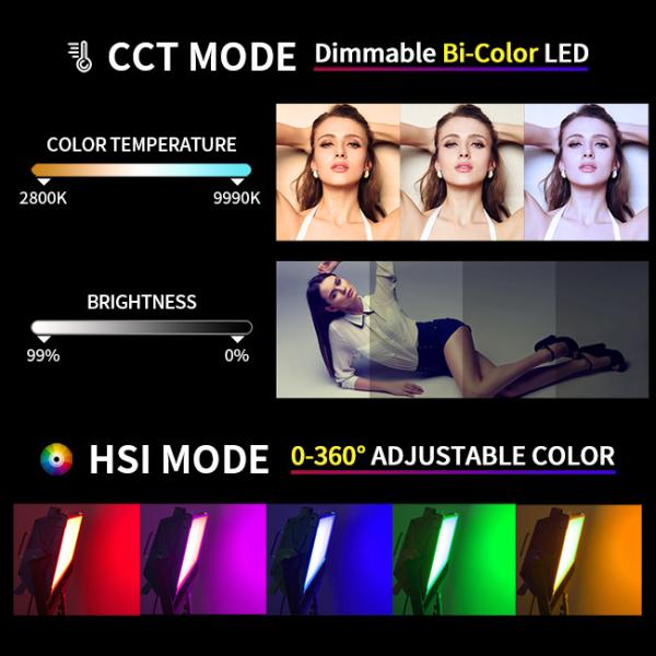 500W 95CRI 12 Effects RGB LED Film Lights Support Remote Dmx Control Led Rgb Stage Photography Lighting