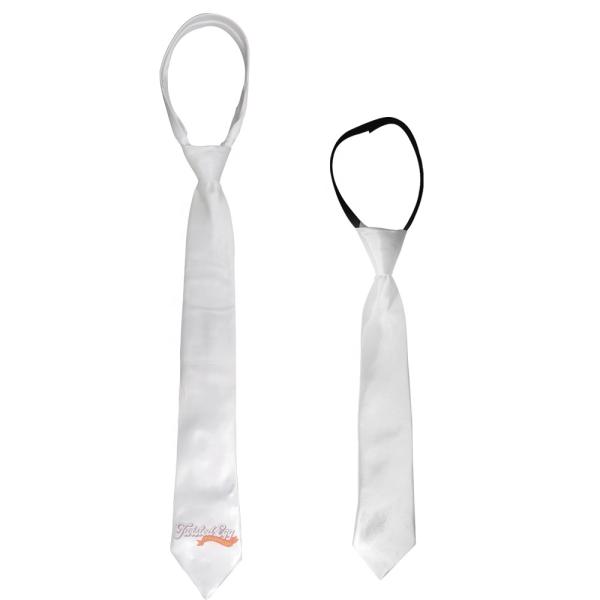 Customized Blank White Silk Sublimation Necktie For kids And Adult