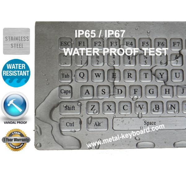 Mini Size Water Resistant Industrial Computer Keyboard Rugged 85 Keys Customized Layout