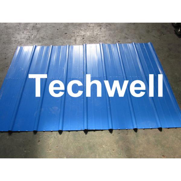 Metal Roofing Sheet Cold Roll Forming Machine with Hydraulic Post Cutting
