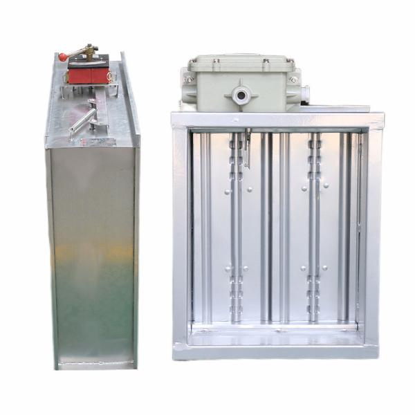Galvanized Steel Rectangular Fire Dampers For Smoke Exhaust And Ventilation Systems