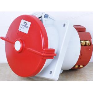 IP67 Panel Mounted Industrial Receptacle / Panel Mount Socket Copper Metal