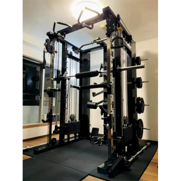 Cable Crossover for Multi-Function Station Smith Machine Fitness Equipment Chest Back Exercise Indoor Gym Rack Leg Function Use