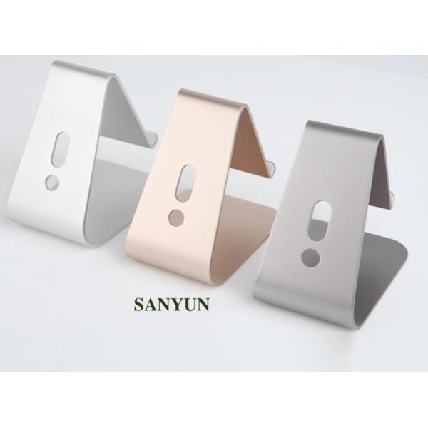 Punch Press Stamping S Shape Metal Laptop Stand Minimalist Style