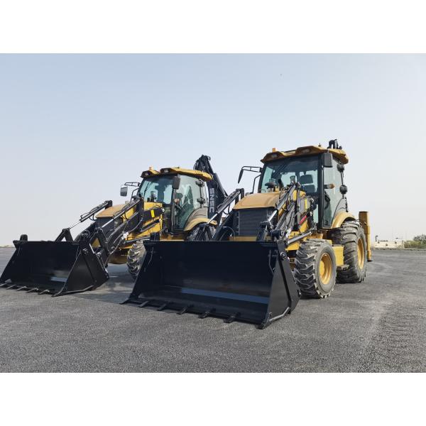 Backhoe Loader Shanmon 388H 4x4 2500kg Excavator Loader Retroexcavadora for Operation