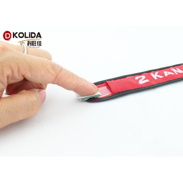 Sport Glow Light Up Flashing LED Armband Slap Wristband For Parties