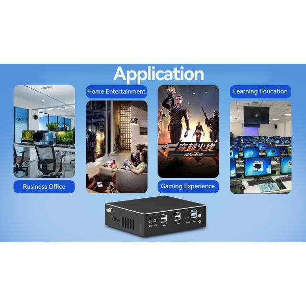 Dual LAN Office Desktop Mini Computer With DP And HDMI Intel Core Series Prosessor