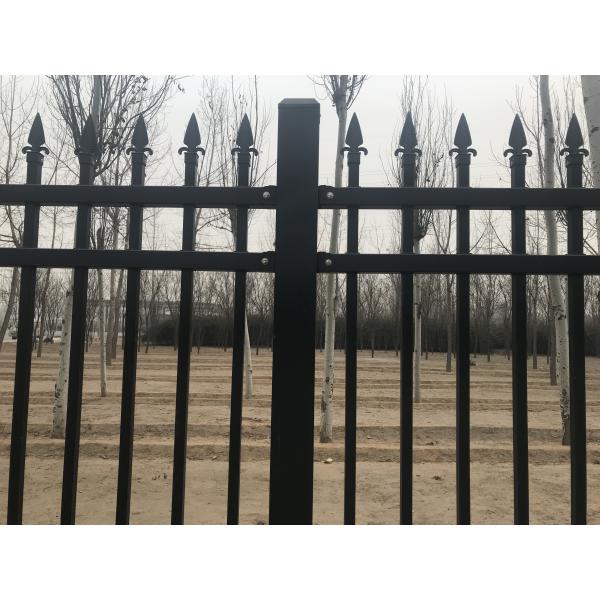 Spear TopIndustrial Garrison SPEAR PRESSED FENCE / Cheap Steel SPEAR PRESSED FENCE