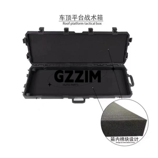 Car Roof Platform Tactical Box 60L Tool Case Multi-functional Hard Plastic Equipment Instrument Equipment Storage Case