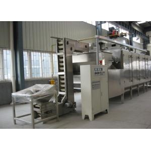 China Soybean Cashew Nut Roasting Machine , Continuous Peanut Drying Equipment wholesale