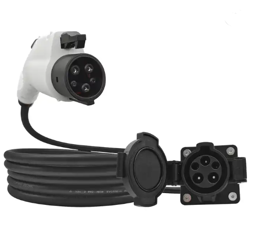 Type 1 SAE J1772 Charging Extension EV Cable Cord Extend Lengthen Cable TUV Electric Vehicle Car Connector 32A 7.2KW