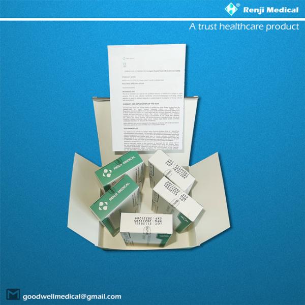 Renji Rapid COVID 19 Testing Kit , YBTC Nasal Swab Antigen Test