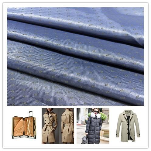 Geometric Pattern Anti Static Lining Fabric , Anti - Tear Lining Polyester