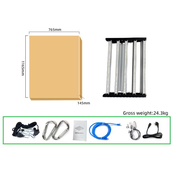 Custom Foldable LED Grow Light 4×8ft Commercial Greenhouse Grow Lights 1500W