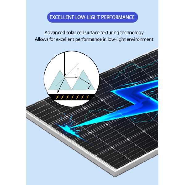 550w PERC Solar Module Half Cut Solar Panel Monocrystalline