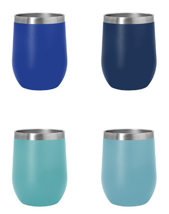 4 Color Stainless Steel Water Cups Double Wall Vacuum Insulated Wine Cup