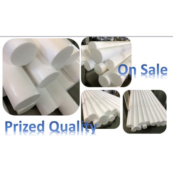 Temperature Resistance Wax Like Surface 250mm 4ft Extruded PTFE Rod