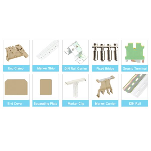 Weidmuller Din Rail Terminal Block Accessory Fixed Brass Bridges for SAK JXB Series