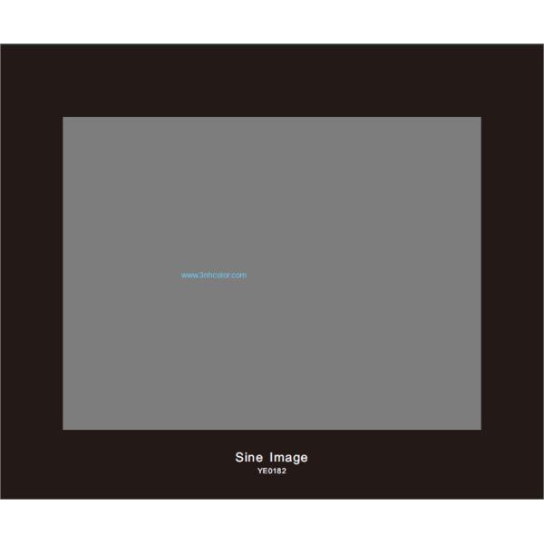 Sine Image Resolution Test Chart YE0182 18% Neutral Gray Card Reflectance 4/3
